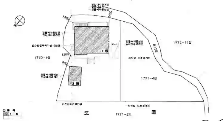 고천리 1771-3 배치도 이미지